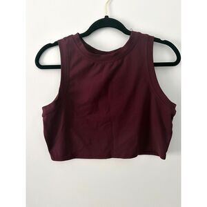 DSG Longline Sports Bra | Burgundy | Size L